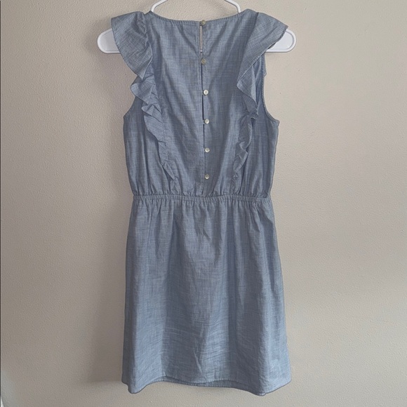 Madewell Bellflower Ruffle Dress 0 sleeveless summer women’s preppy beach - Picture 4 of 10